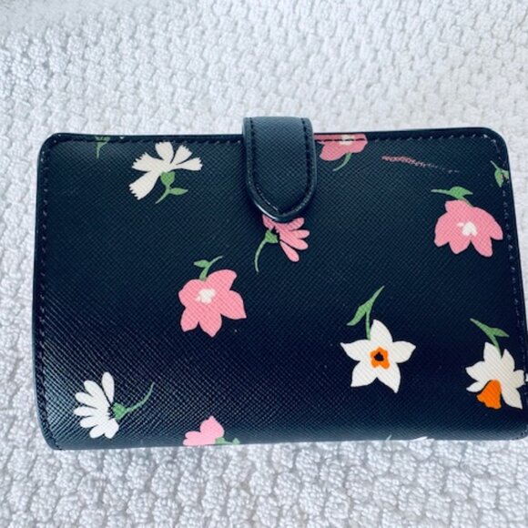 STUNNING Kate Spade Madison Floral Waltz Bundle - Satchel, Wallet & Card Holder - Picture 14 of 16